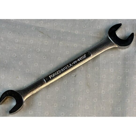 VTG Craftsman VV44507 Double End Open-End Wrench 13mm & 15mm 7" USA metric - Picture 3 of 5